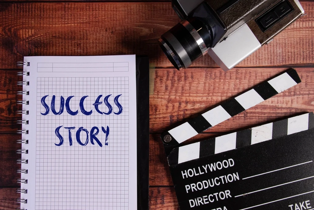 Filmmaking setting advertising, entertainment industry