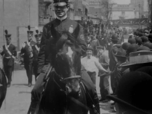 Funeral of Hiram Cronk