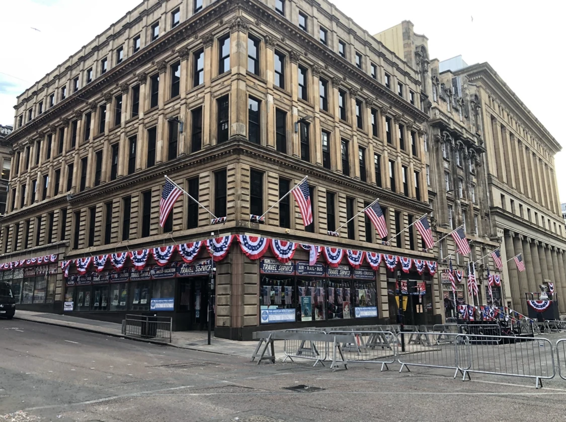 Indiana Jones and the Dial of Destiny — Glasgow High Street film set