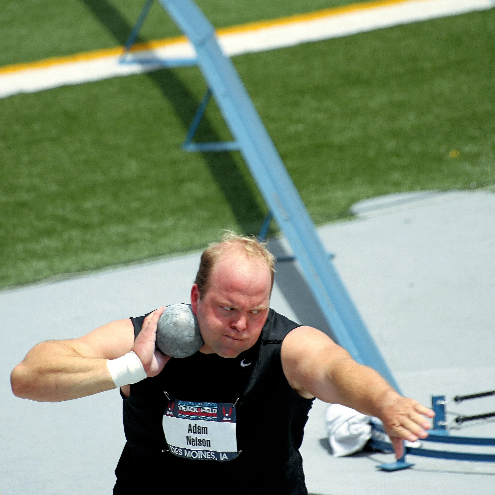 Adam Nelson 2010 USA Outdoor champ