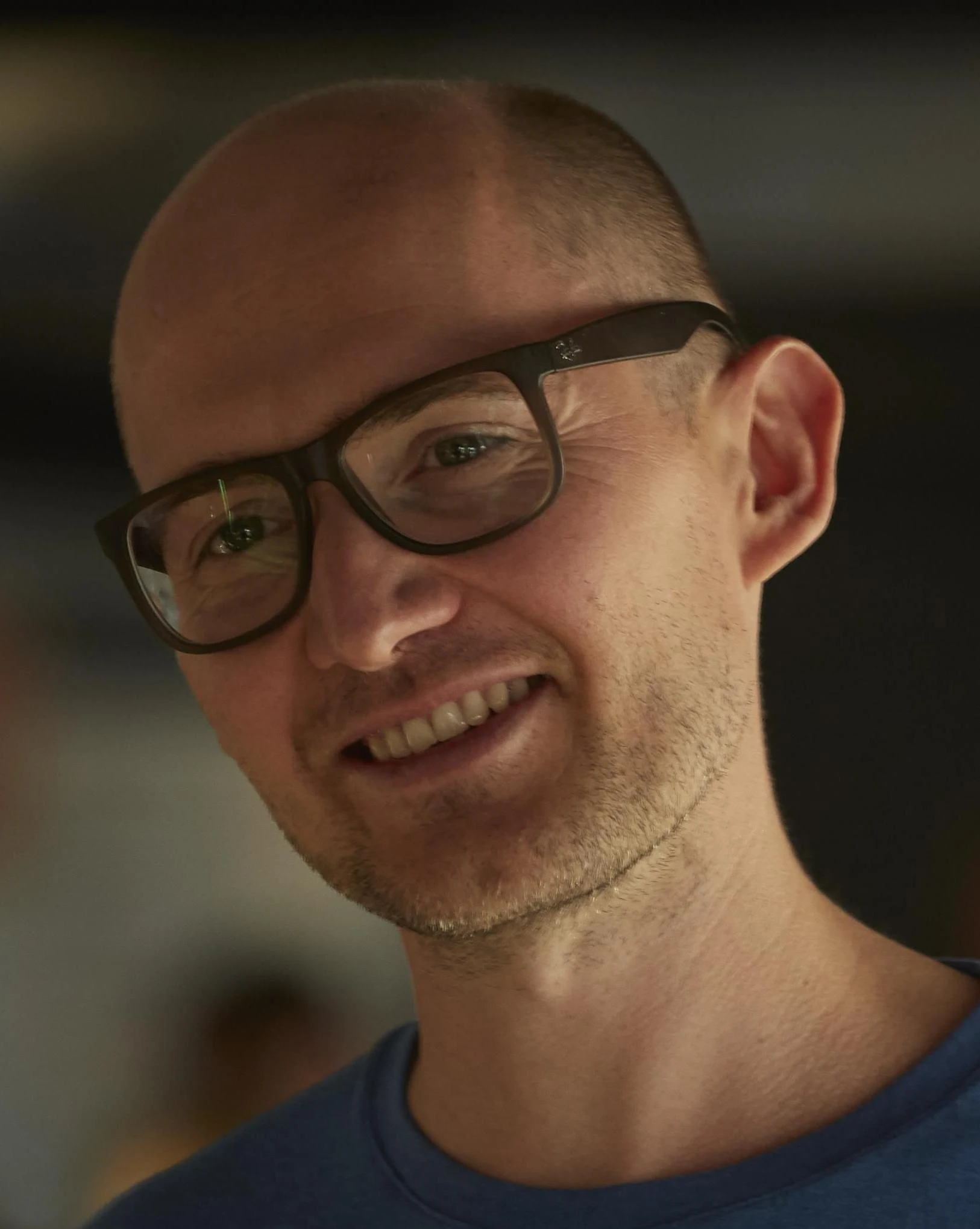 Director James Watkins on the set of McMafia