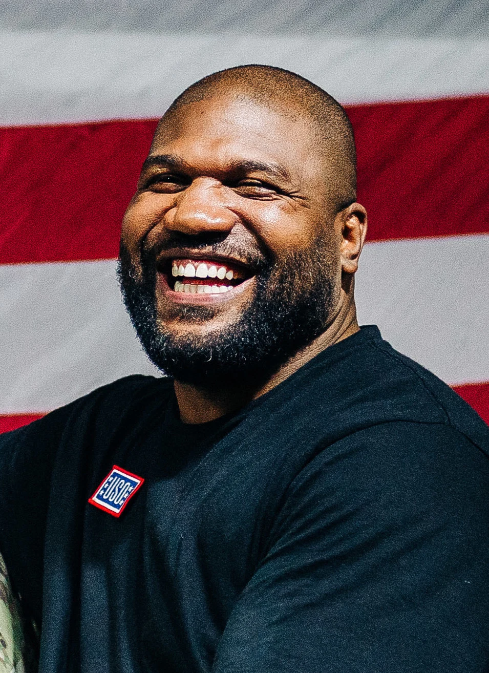 Quinton Jackson — 02-09JUL2019 CNGB USO Tour 2019 190705-F-WH816-1016 (48531457487) (cropped)