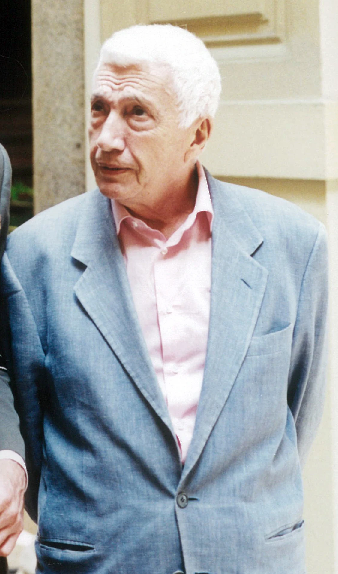 Ugo Pirro on the Set of Celluloide 1996