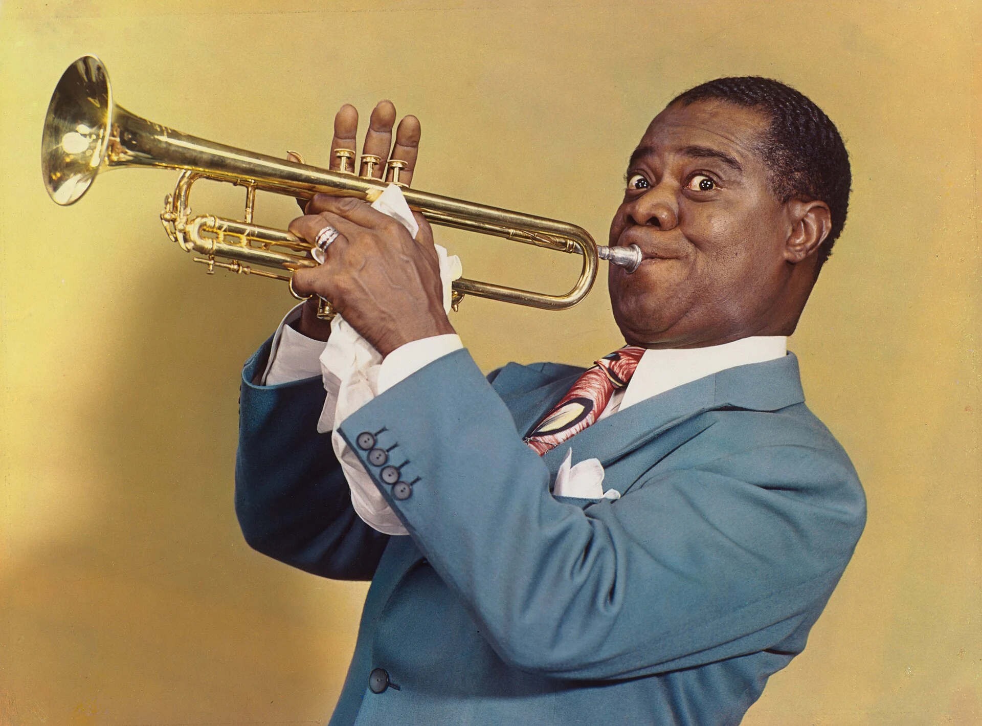 Louis Armstrong, by Harry Warnecke and Gus Schoenbaechler, 1947