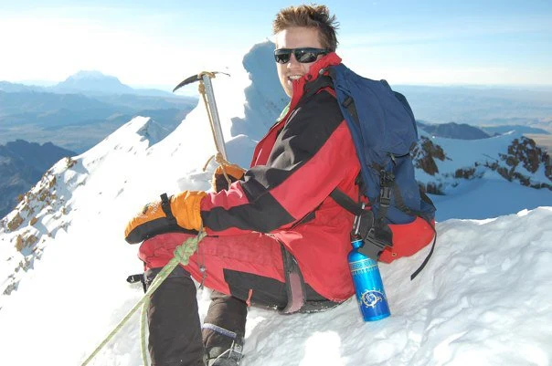 Ross Thomas — The peak of Huayna Potossi in Bolivia 19,974 ft.