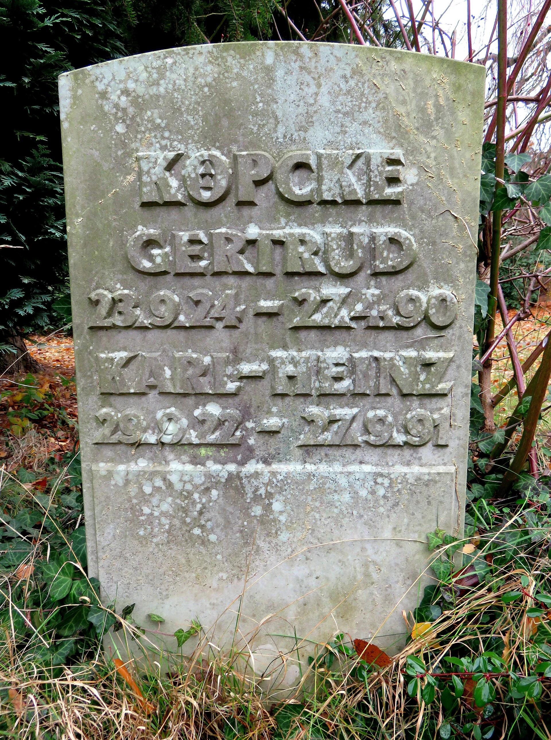 Grab Karl-Heinz Köpcke FriedhofOhlsdorf (2)