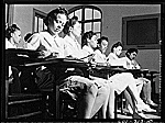 Chicago, Illinois. Provident Hospital. A preliminary student nurses' class in bacteriology