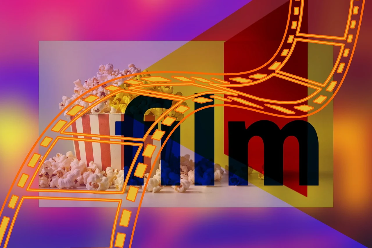 ai generated, film, festival, movie, filmstrip, video, cinema, filming, media, tv film, popcorn