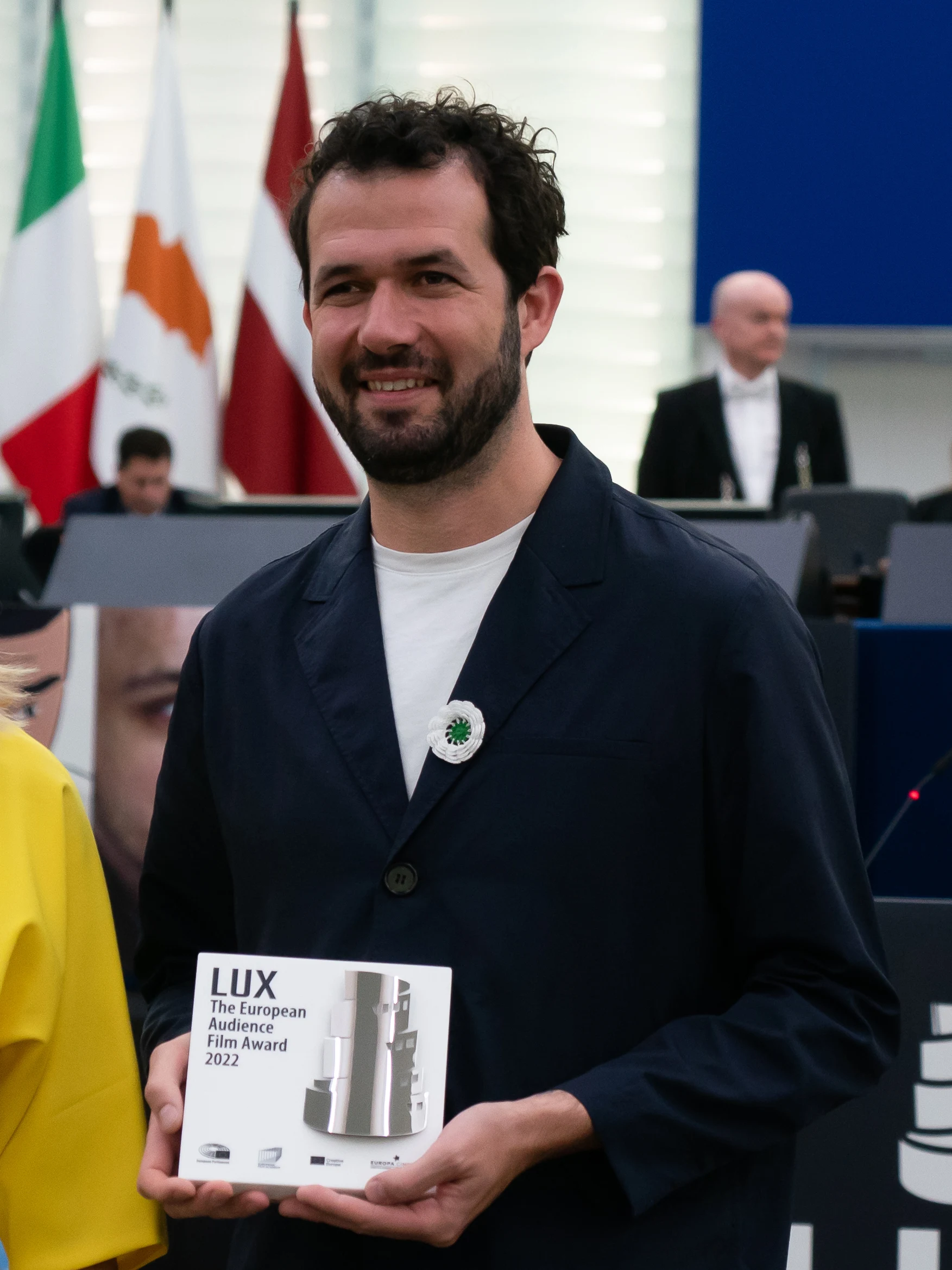 Jonas Poher Rasmussen 2022 Lux Audience Award (cropped)